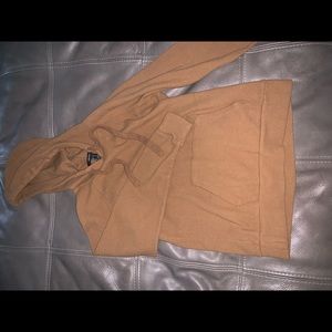Brown fuzzy sweatshirt